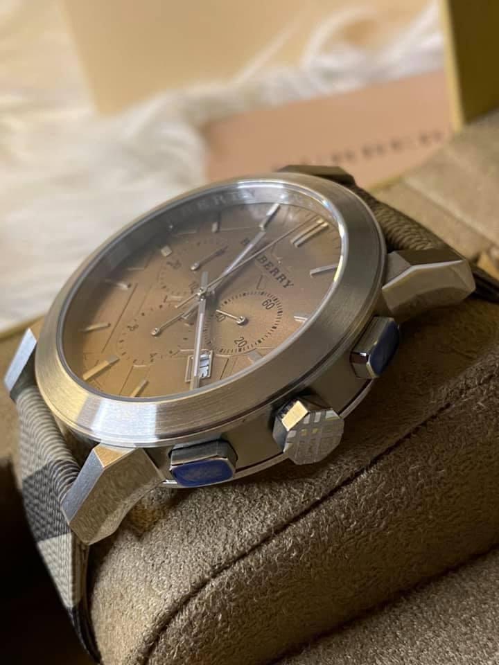 Burberry Men’s Swiss Chronograph Smoke Check Watch