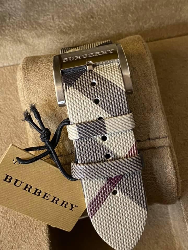 Burberry Men’s Swiss Chronograph Smoke Check Watch
