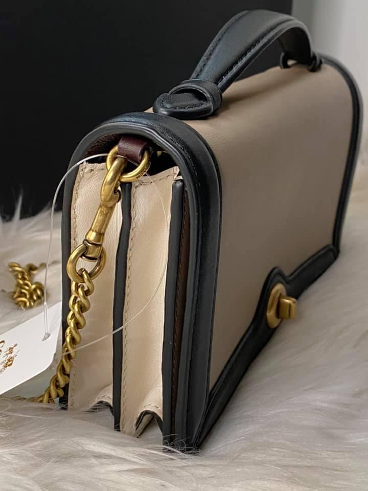 Coach Riley Chain Clutch in Colorblock