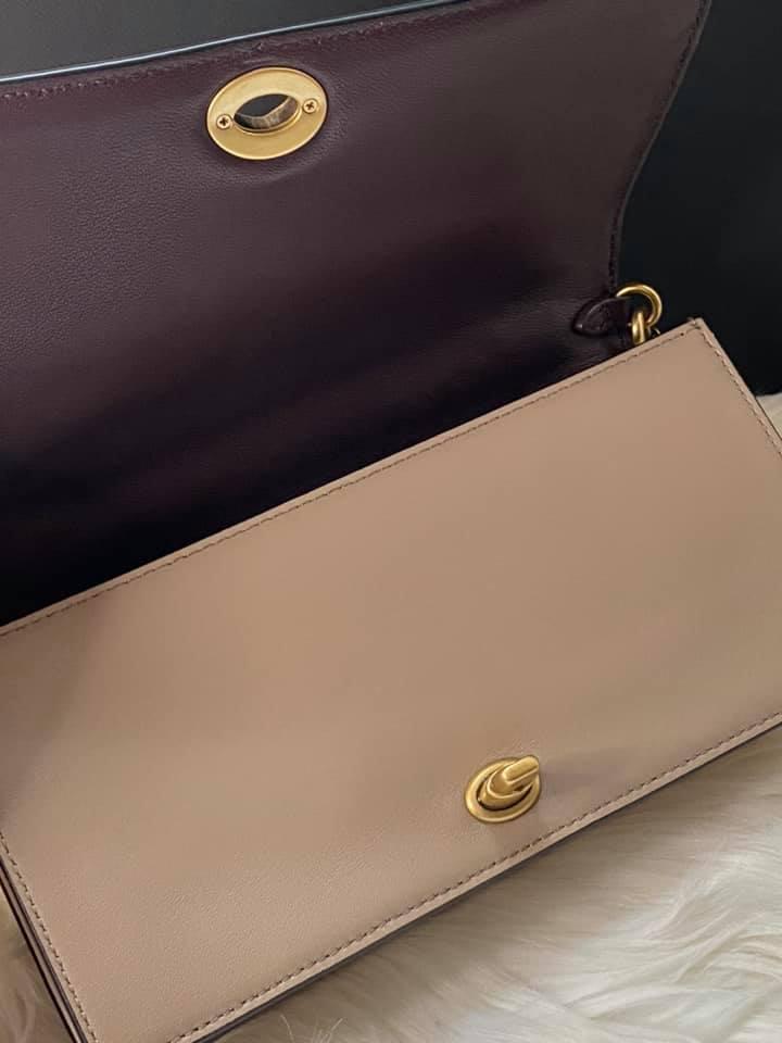Coach Riley Chain Clutch in Colorblock