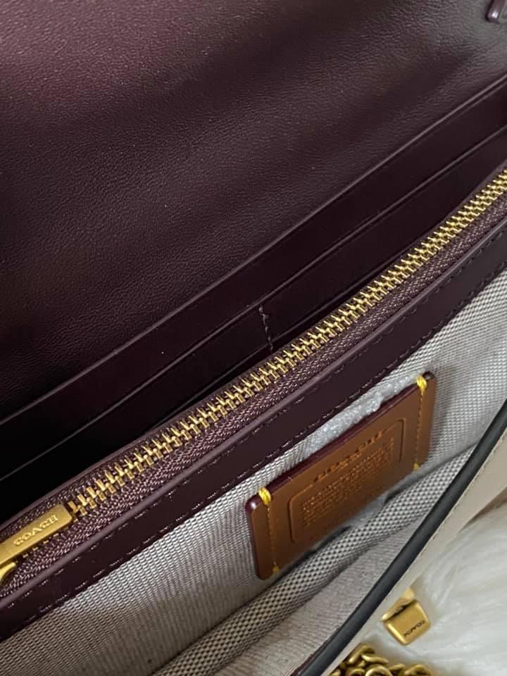 Coach Riley Chain Clutch in Colorblock