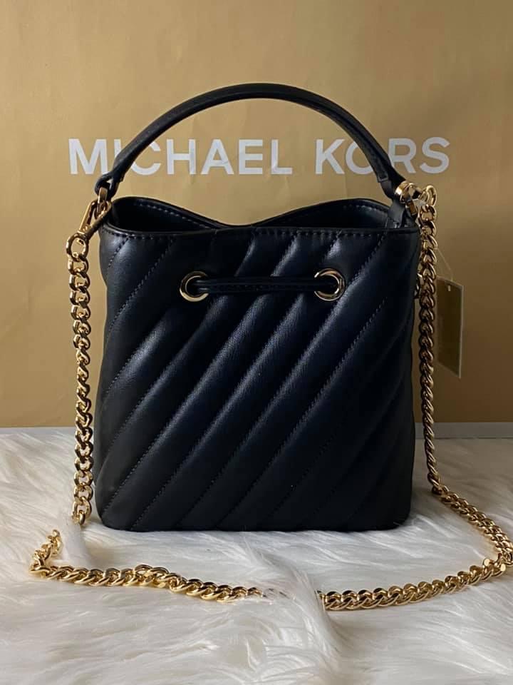 Michael Kors Suri Small Quilted Bucket Crossbody