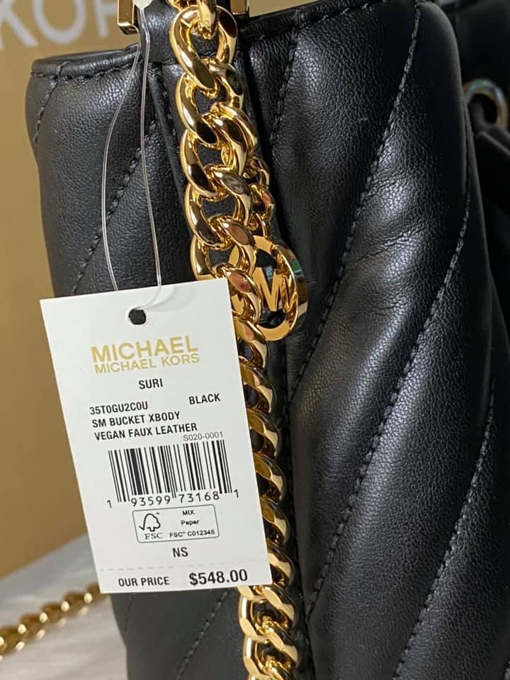 Michael Kors Suri Small Quilted Bucket Crossbody