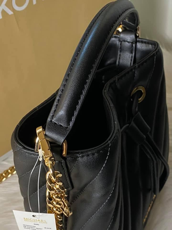 Michael Kors Suri Small Quilted Bucket Crossbody
