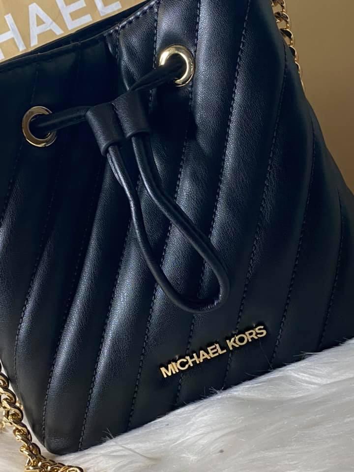 Michael Kors Suri Small Quilted Bucket Crossbody