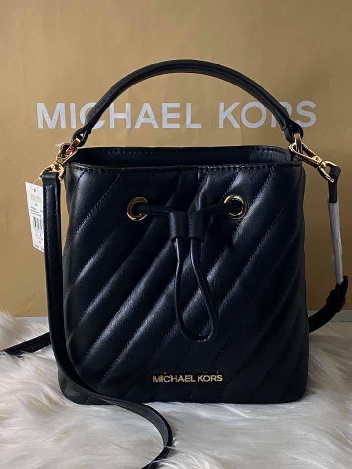 Michael Kors Suri Small Quilted Bucket Crossbody