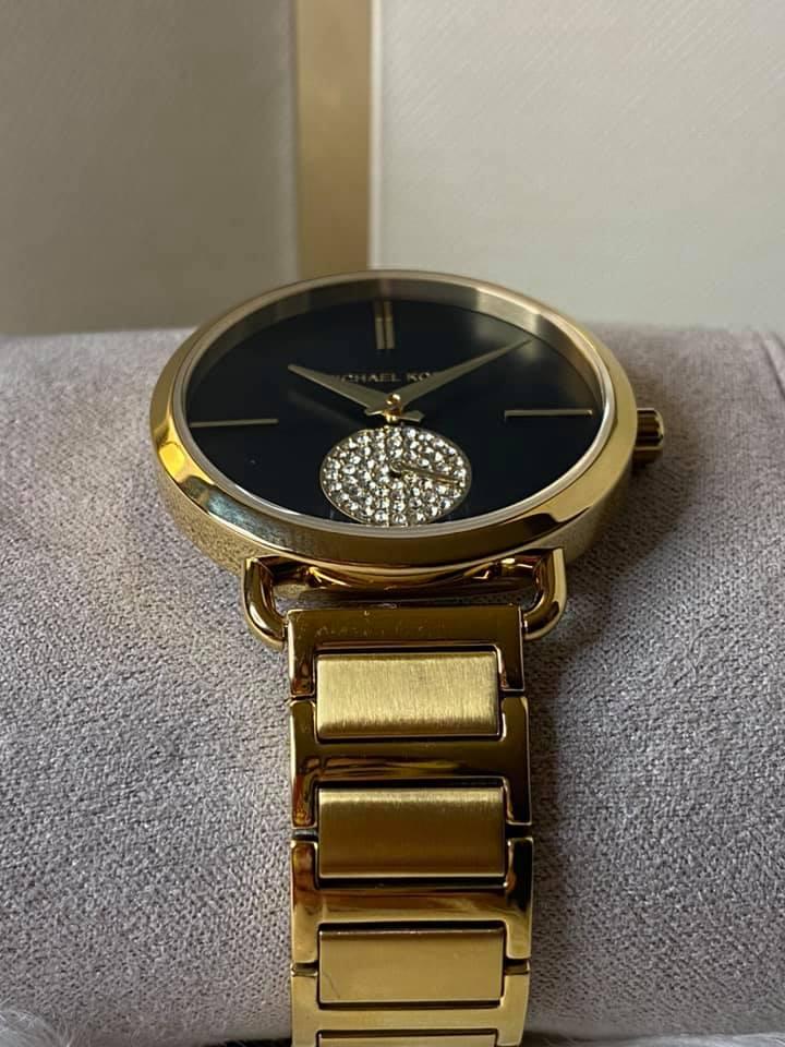 Michael Kors Women’s Portia Black Dial Watch