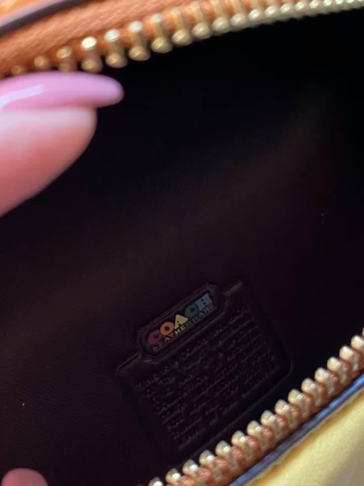 Coach Bethany Belt Bag with Rainbow Quilting