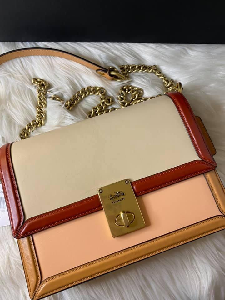 Coach Hutton Shoulder Bag in Colorblock