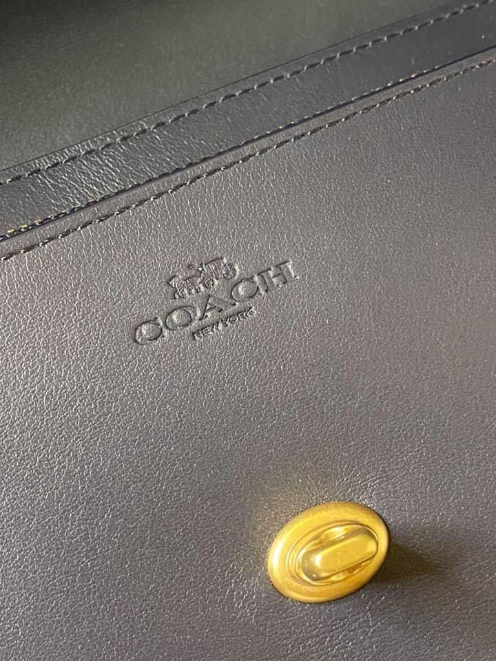 Coach Hayden Foldover Crossbody Clutch in Signature Jacquard