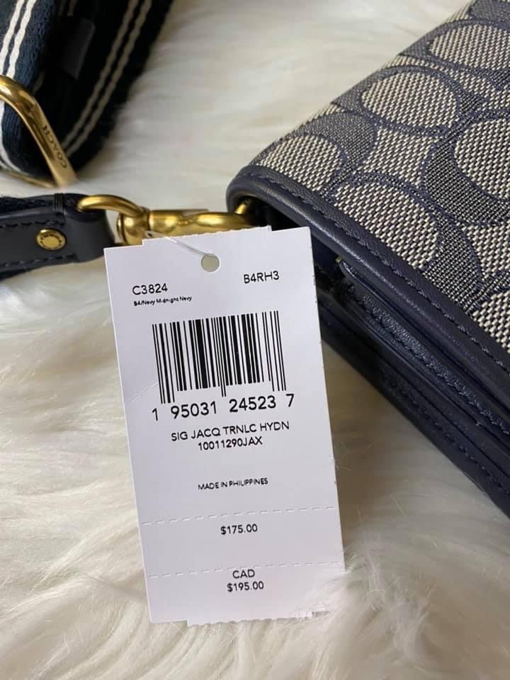 Coach Hayden Foldover Crossbody Clutch in Signature Jacquard