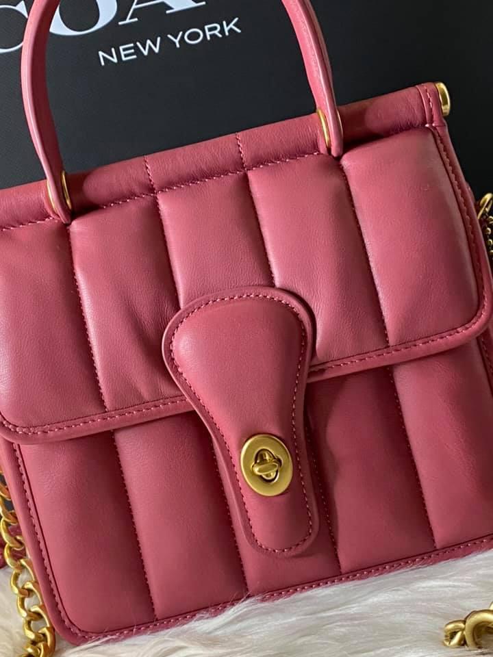 Coach Willis Top Handle 18 with Quilting
