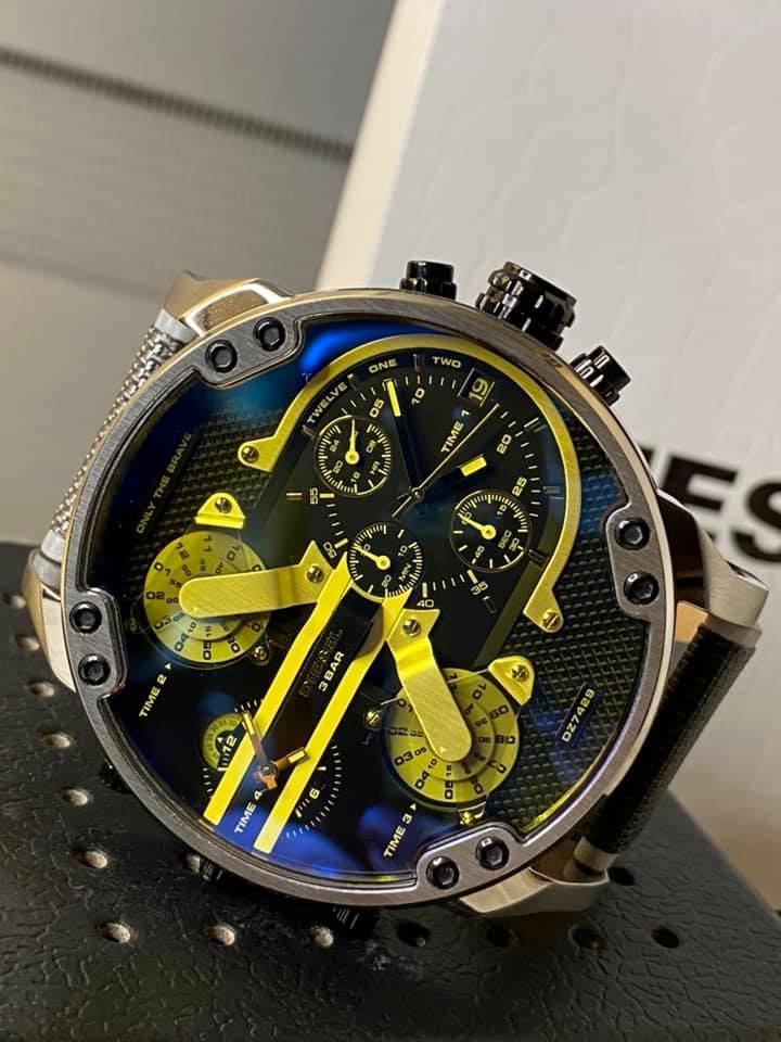 Diesel Men’s Mr. Daddy 2.0 Chronograph Black Nylon Watch
