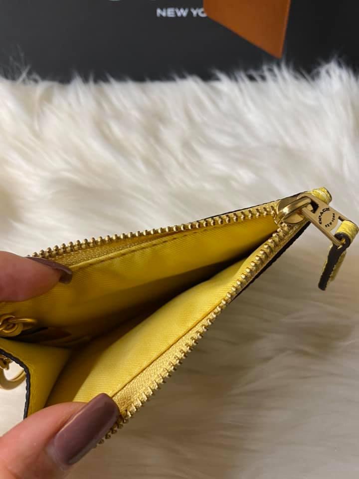 Coach Crossgrain Mini Skinny ID Case