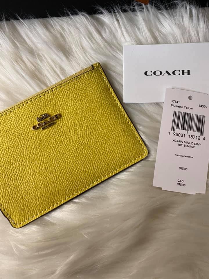 Coach Crossgrain Mini Skinny ID Case