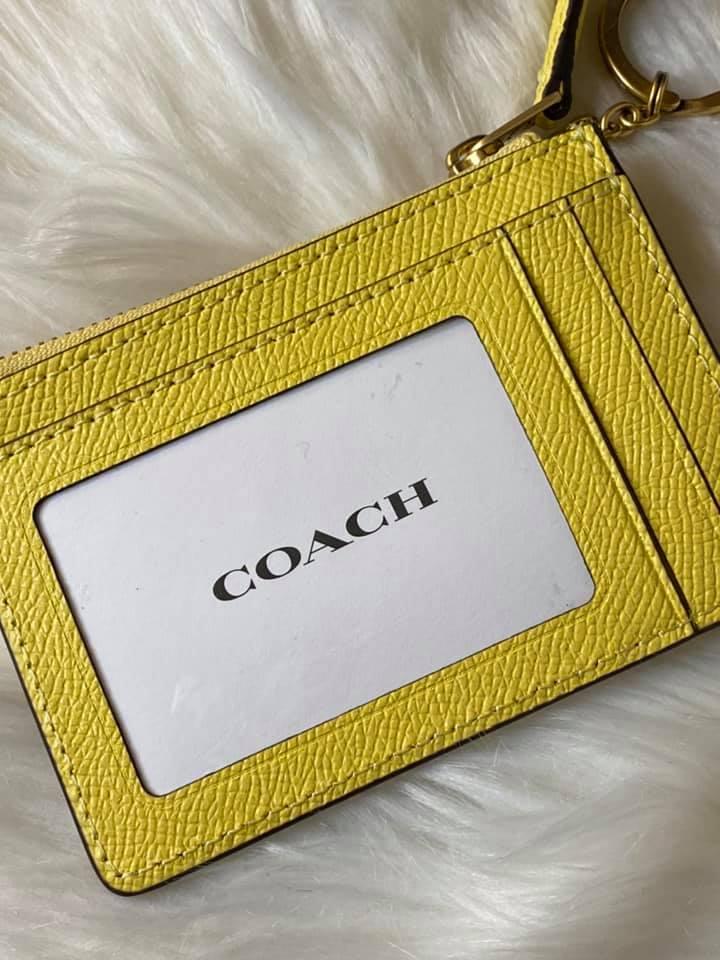 Coach Crossgrain Mini Skinny ID Case