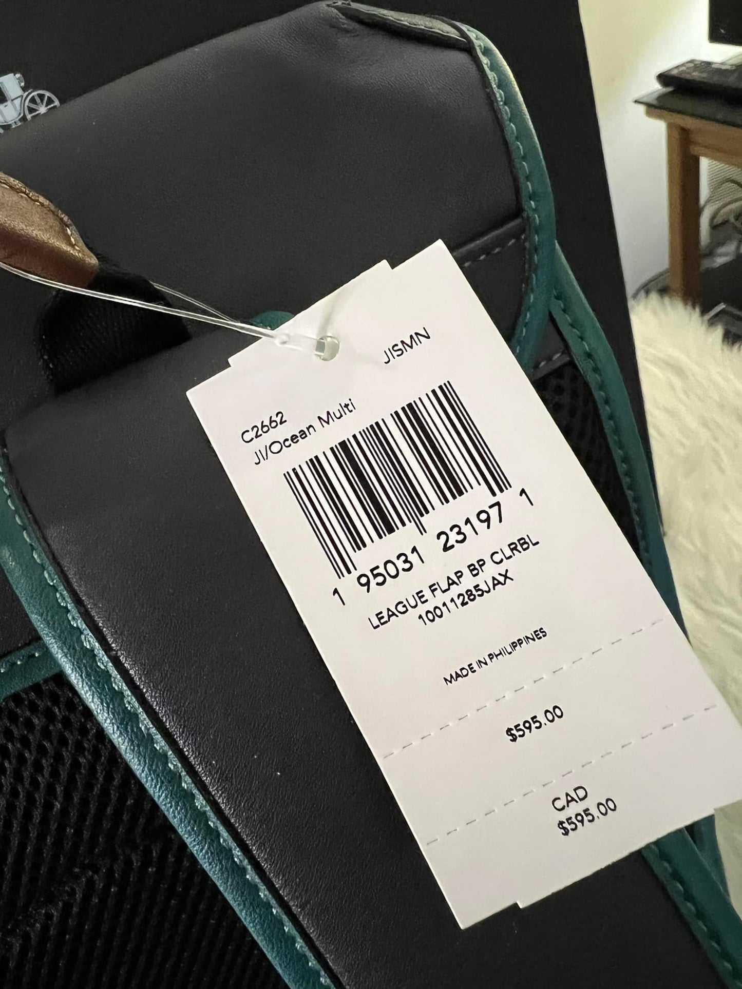 Coach League Flat Backpack in Colorblock