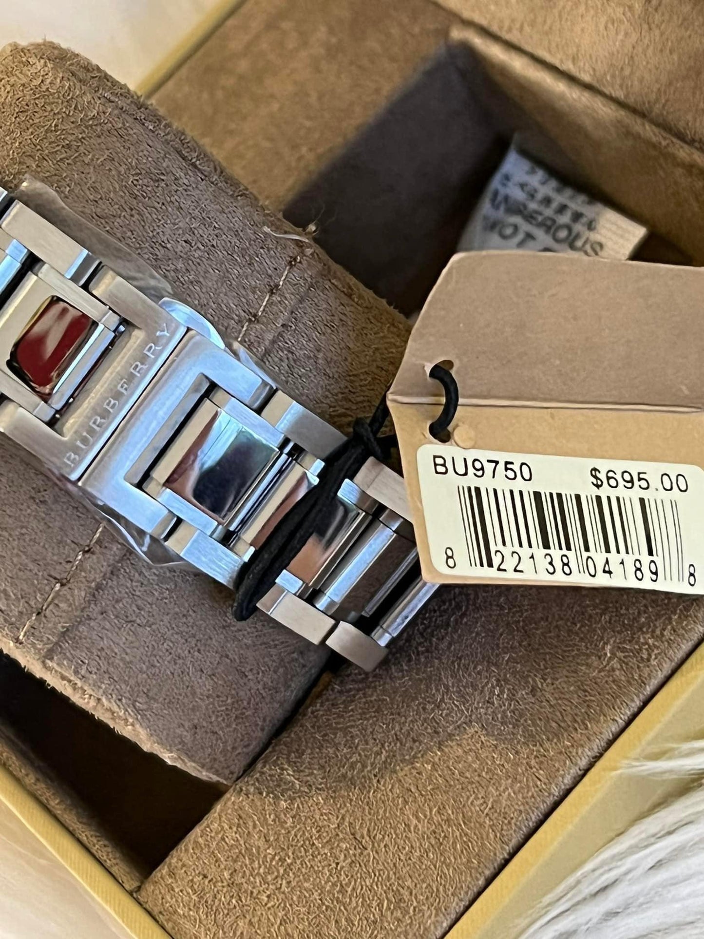 Burberry Women’s The City Chronograph Silver Dial Steel Watch