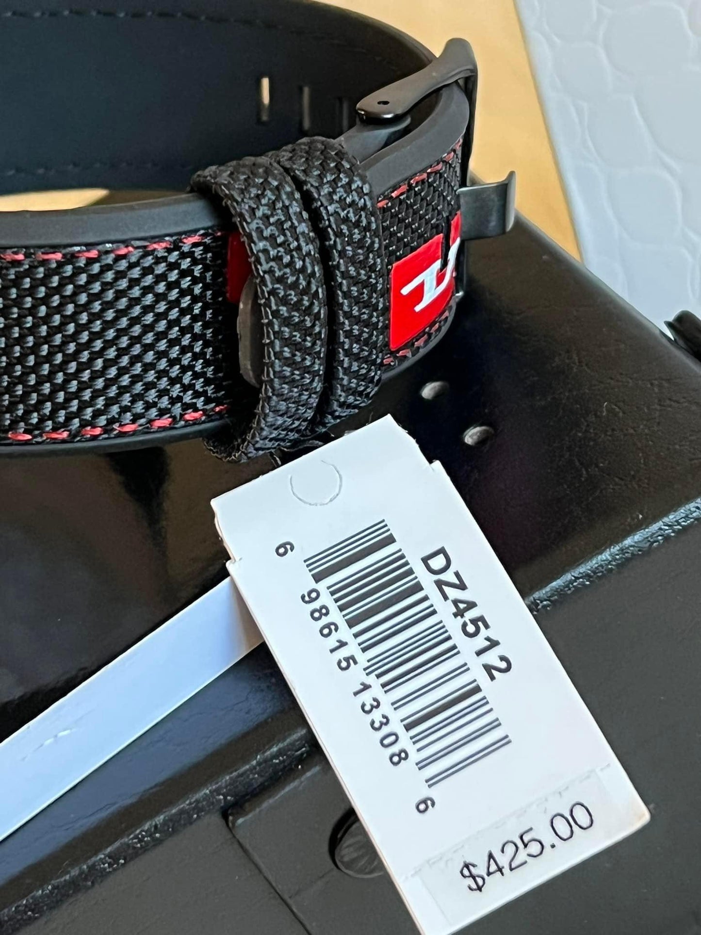 Diesel Mega Chief Black Nylon Watch