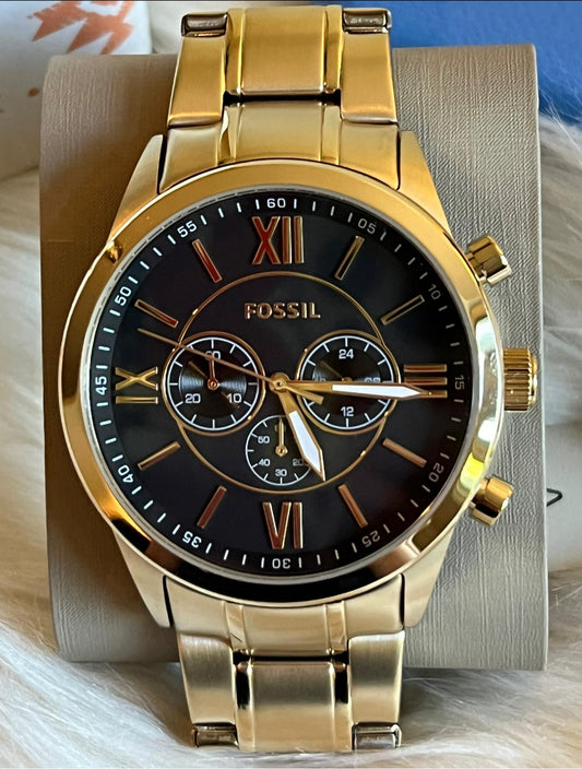 Fossil Men’s Gold-Tone Multifunction Watch