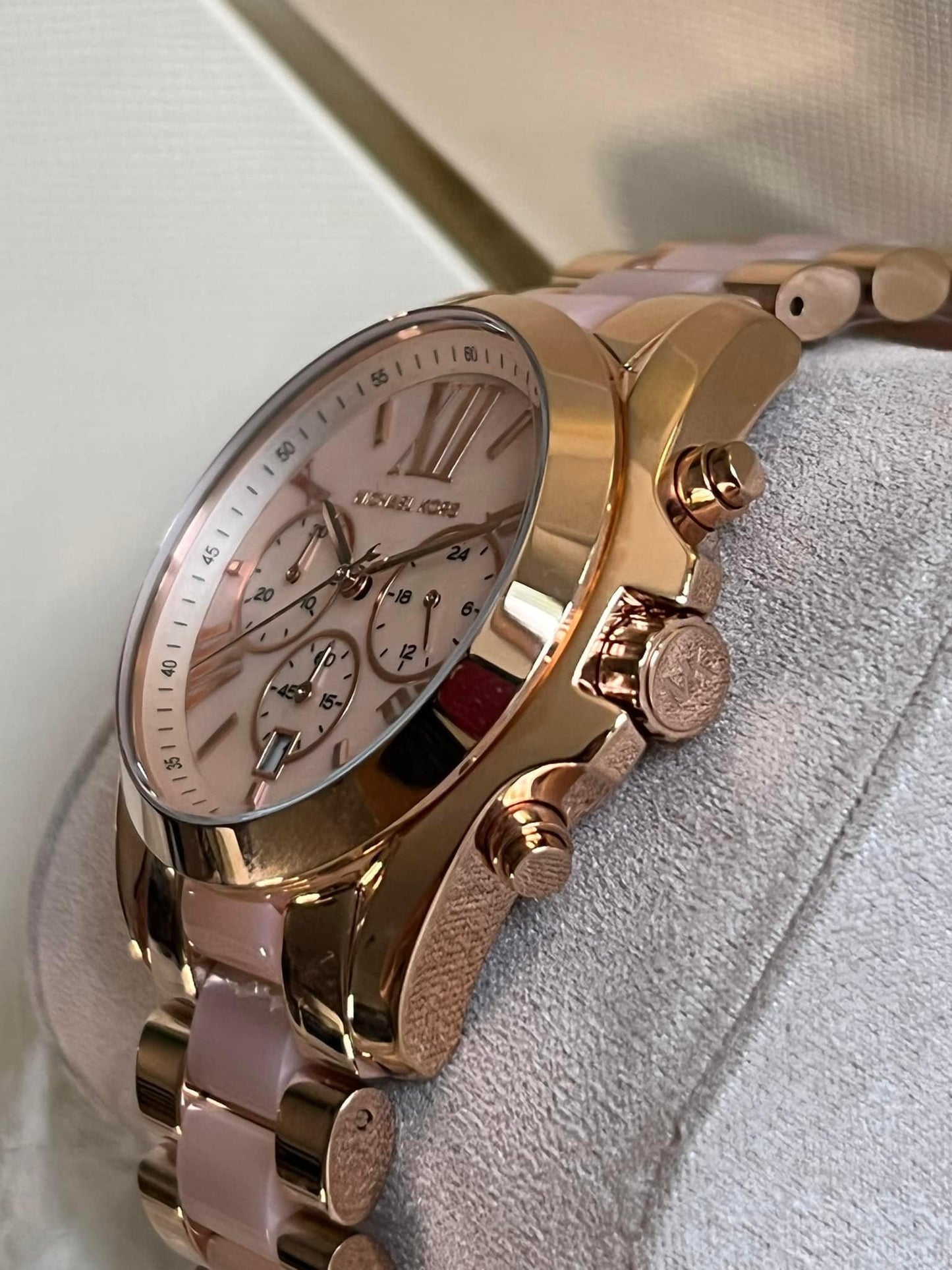 Michael Kors Women’s Bradshaw Rose-Gold Tone Watch