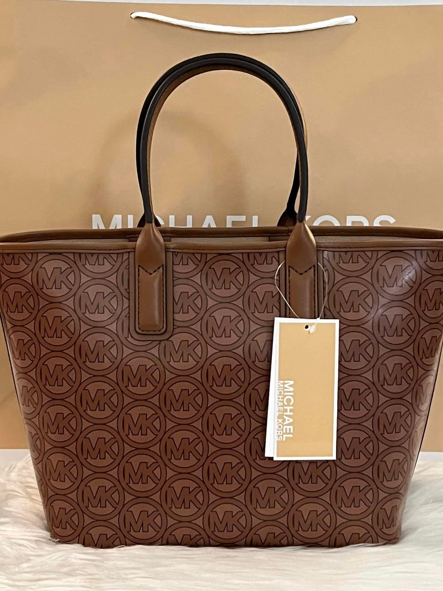 Michael Kors Jodie Small Logo Jacquard Tote Bag