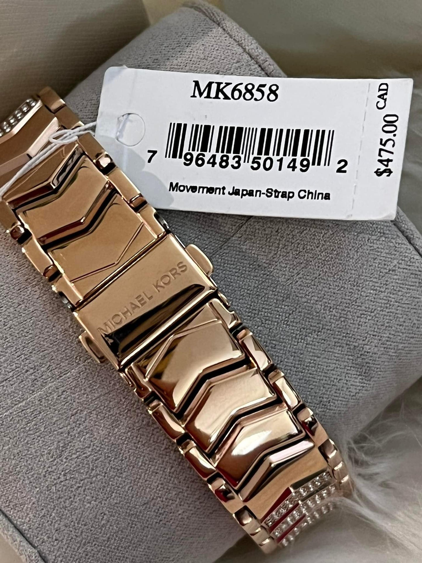 Michael Kors Women’s Whitney Rose Gold-Tone Stainless Steel Watch