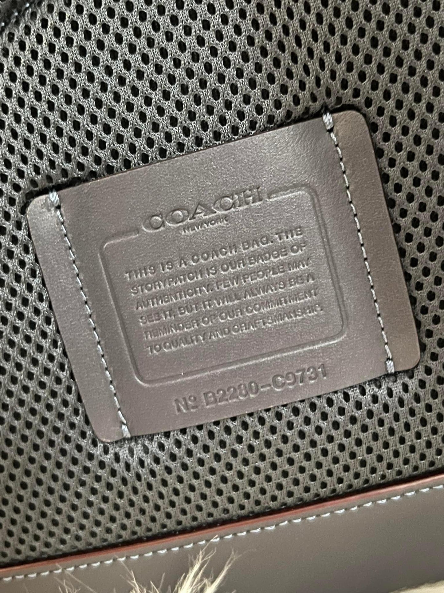 Coach Charter Backpack In Signature Denim