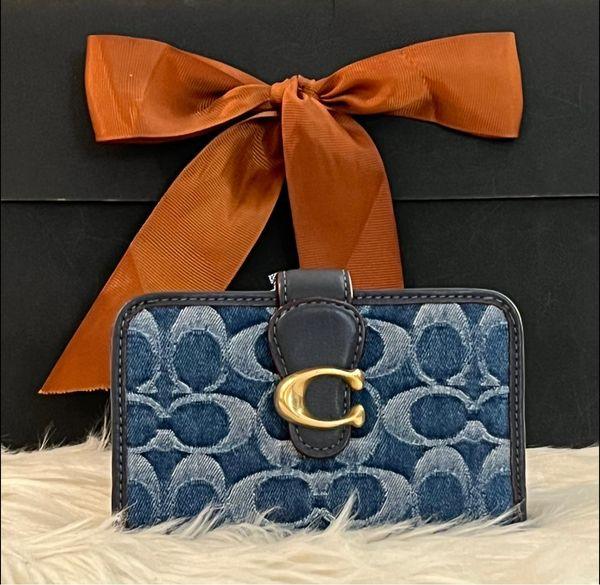 Coach Tabby Medium Wallet in Signature Denim