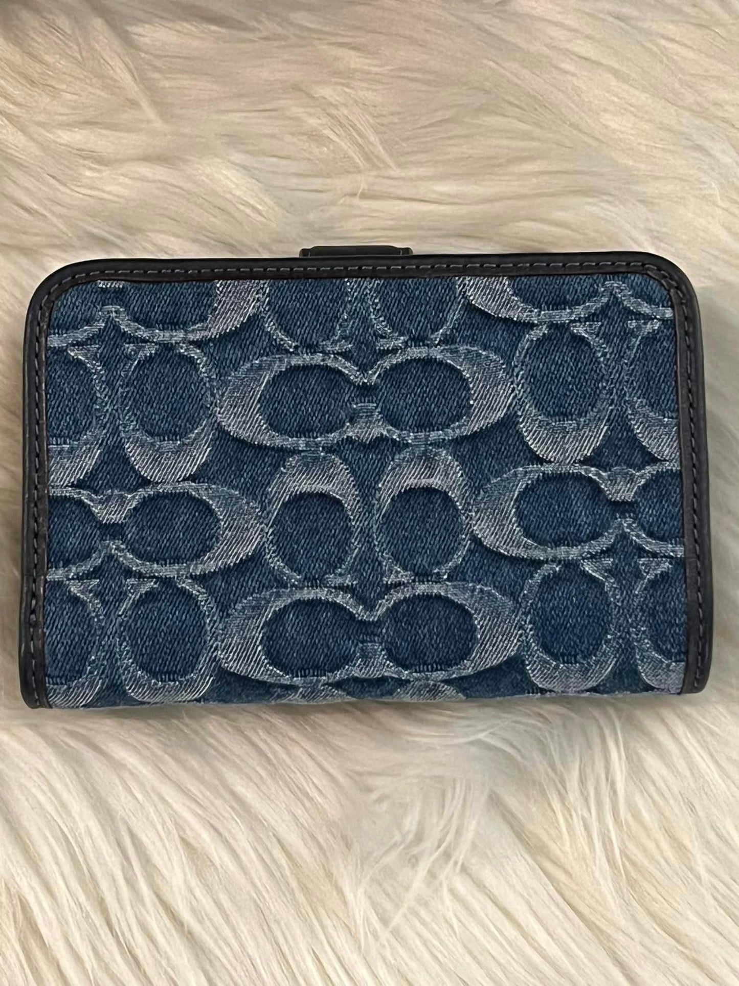 Coach Tabby Medium Wallet in Signature Denim
