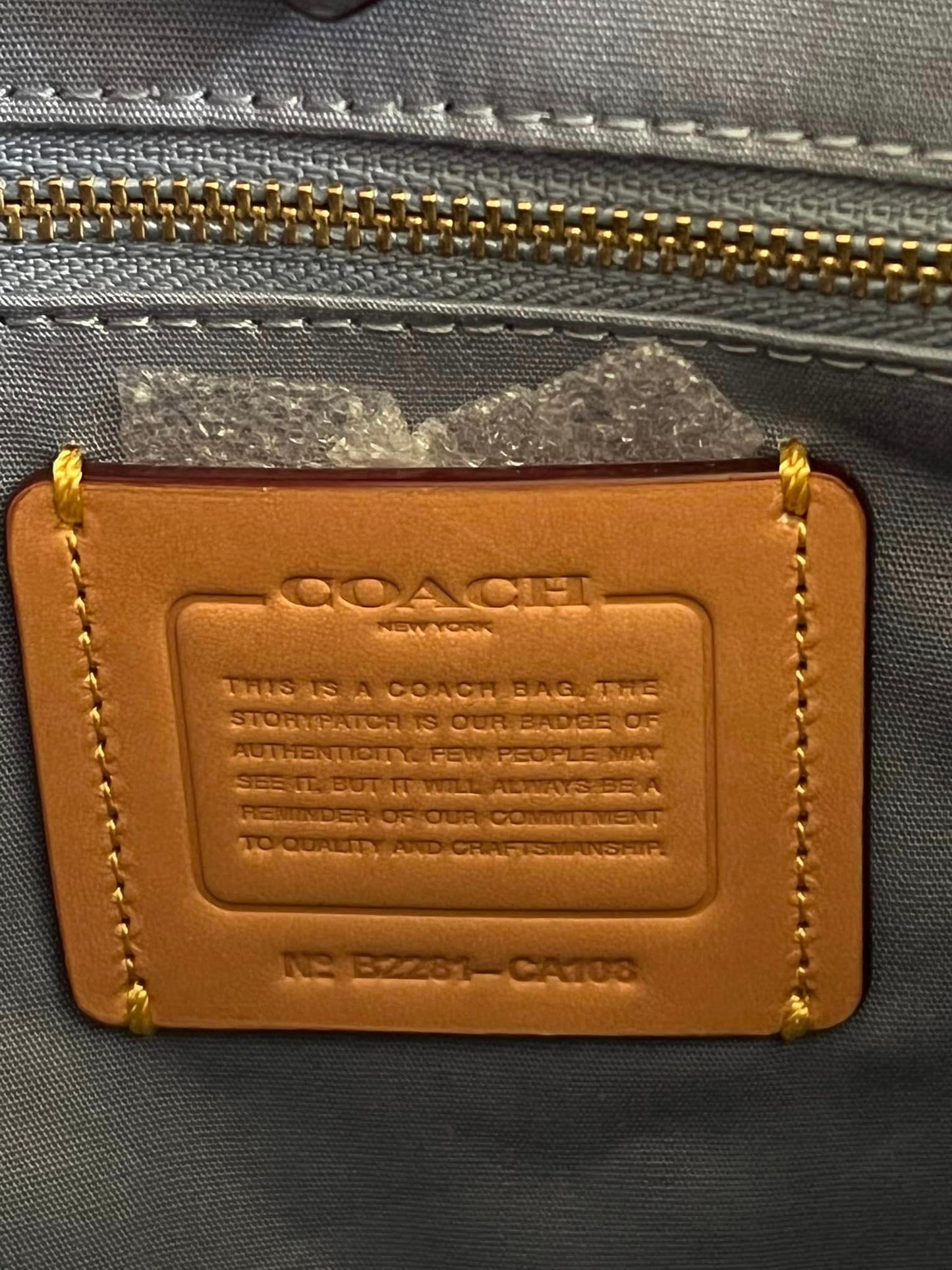 Coach Field Tote in Signature Denim
