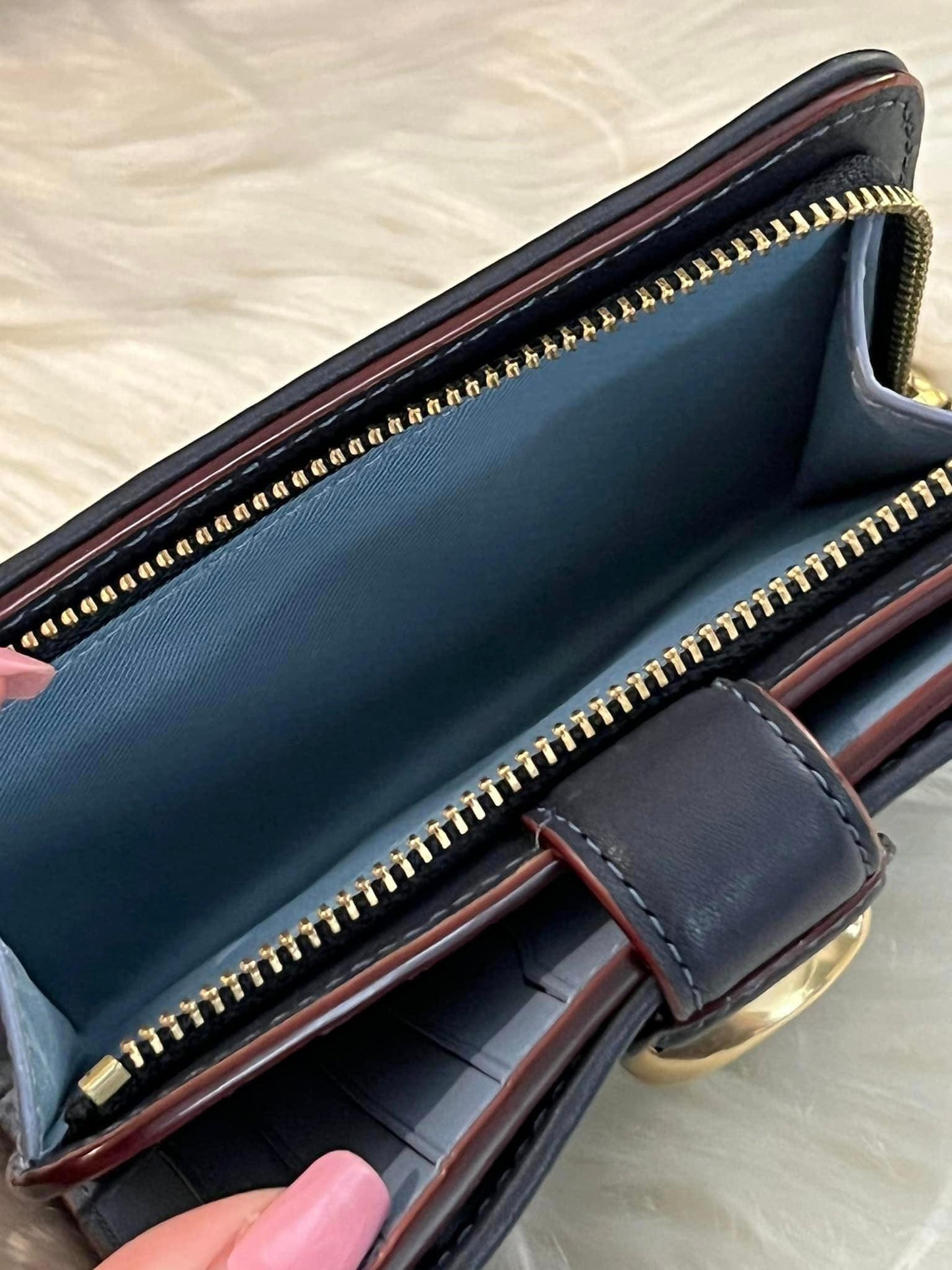 Coach Tabby Medium Wallet in Signature Denim