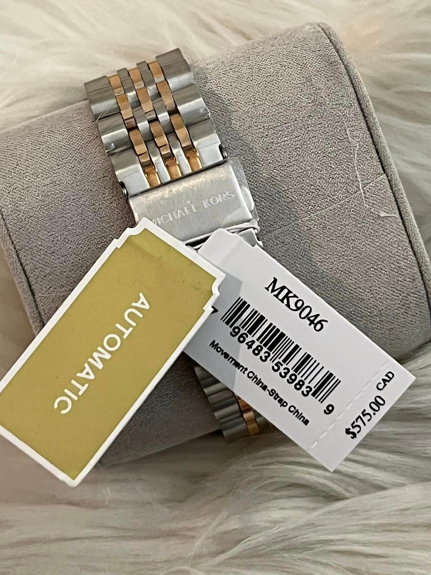 Michael Kors Men’s Bayville Automatic Chronograph Two-Tone Watch