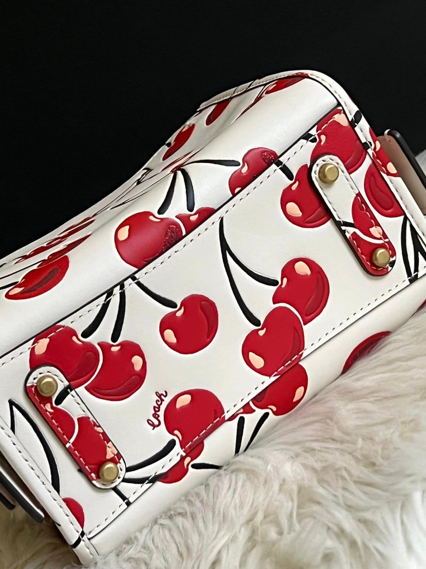 Coach Rogue 17 with Cherry Print