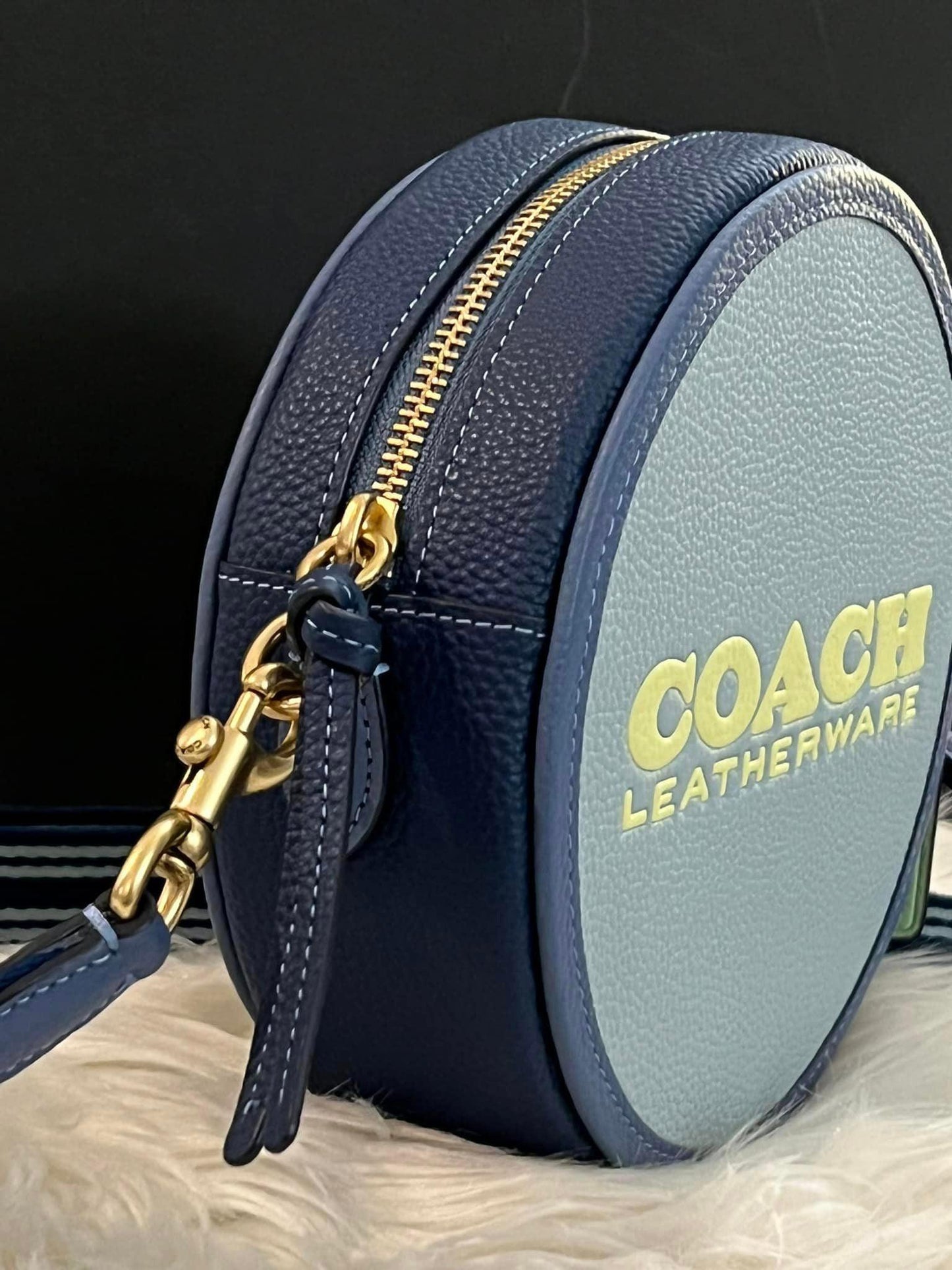 Coach Kia Circle Bag in Colorblock