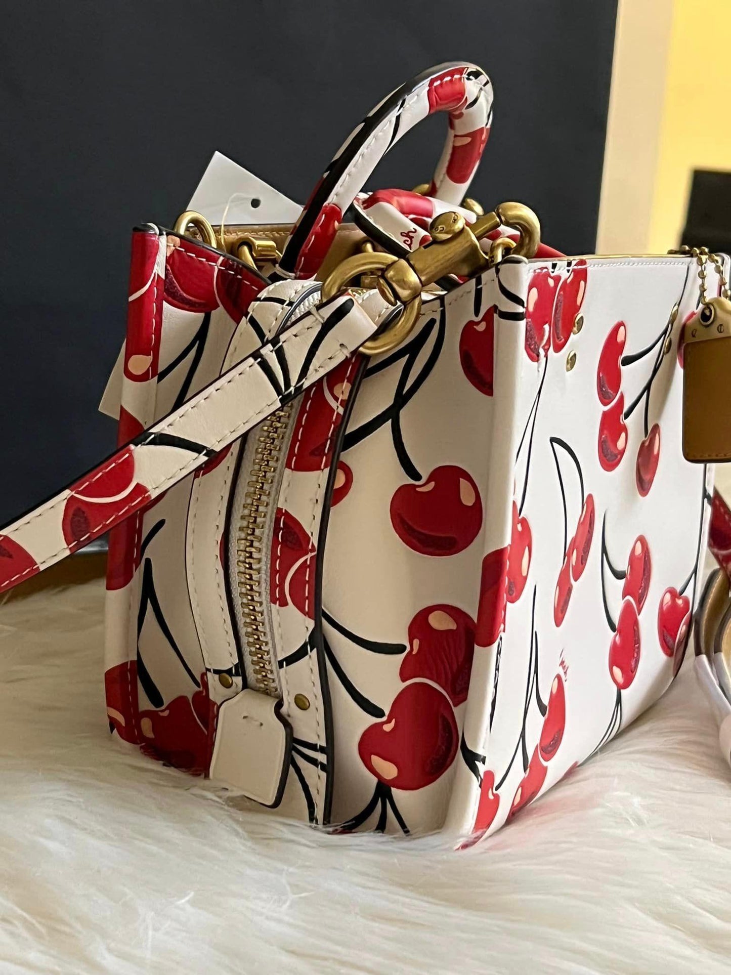 Coach Rogue 17 with Cherry Print
