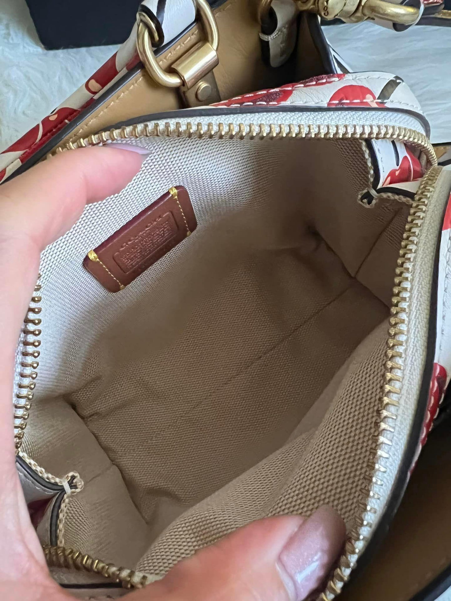 Coach Rogue 17 with Cherry Print