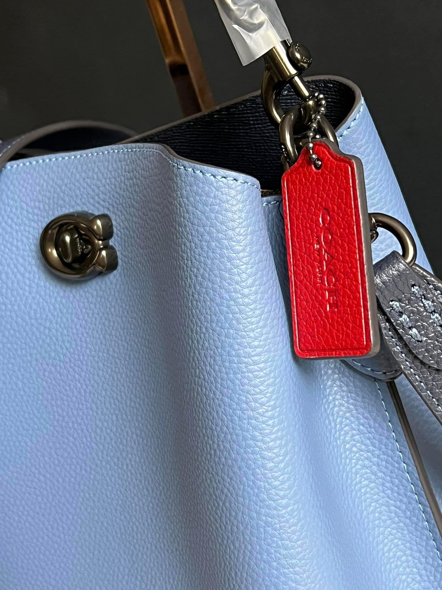 Coach Willow Bucket Bag in Colorblock