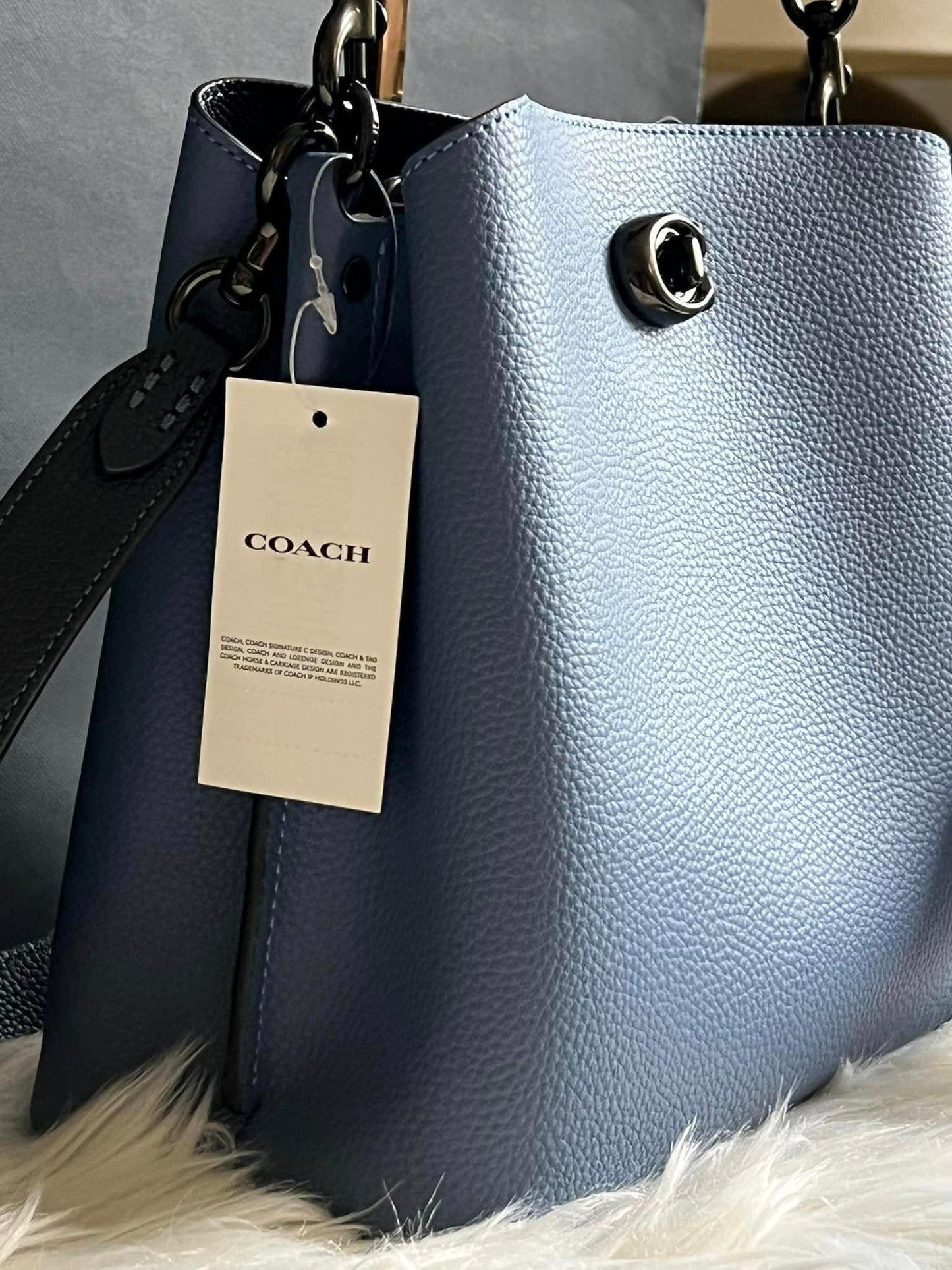 Coach Willow Bucket Bag in Colorblock