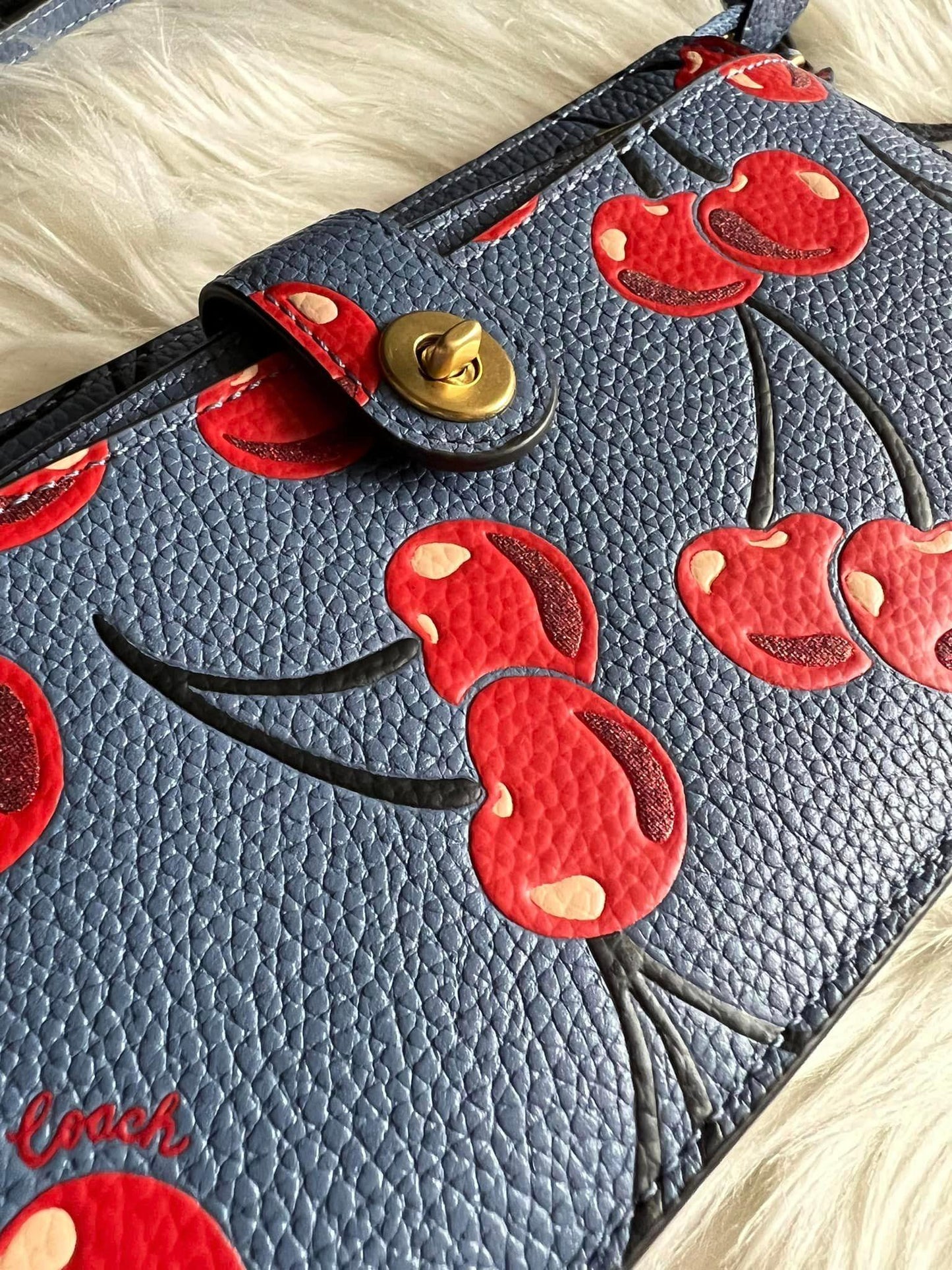 Coach Noa Pop Up Messenger with Cherry Print