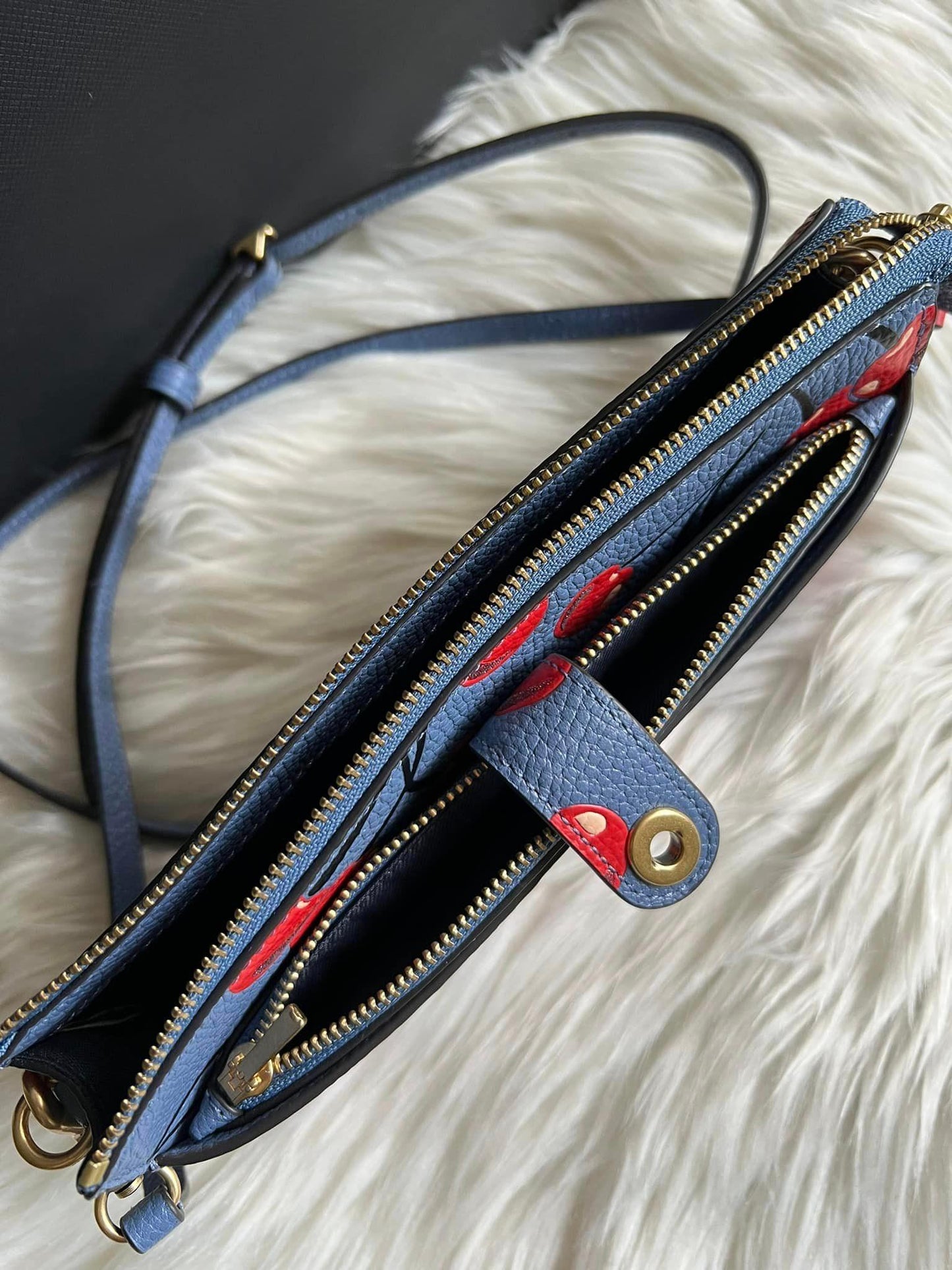 Coach Noa Pop Up Messenger with Cherry Print