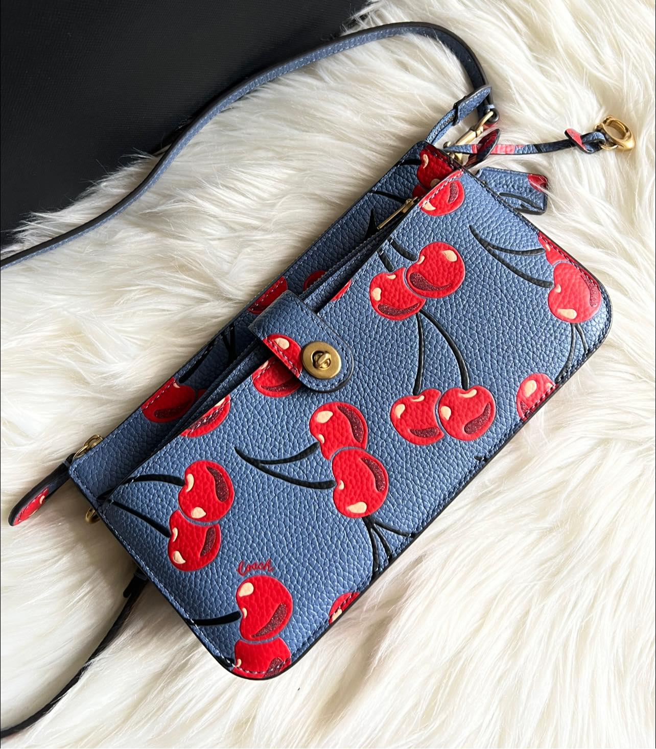 Coach Noa Pop Up Messenger with Cherry Print