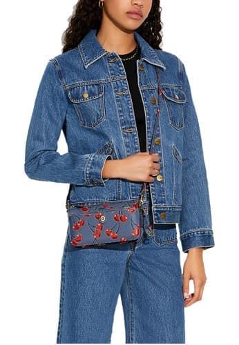 Coach Noa Pop Up Messenger with Cherry Print
