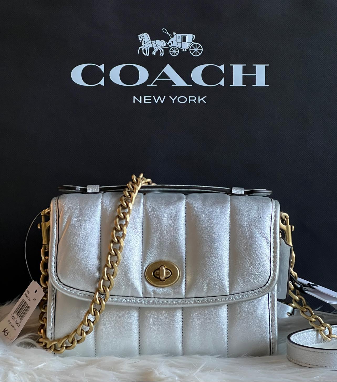 Coach Kip Turnlock Crossbody with Quilting