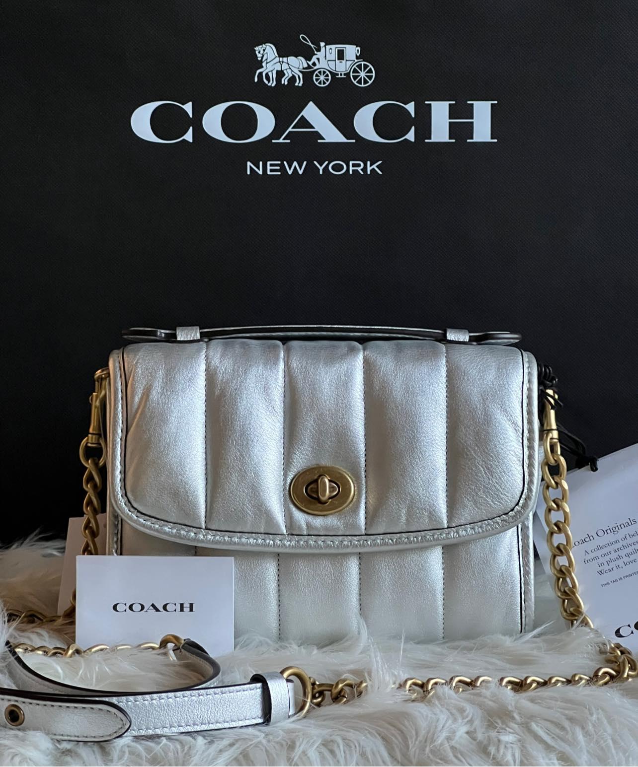 Coach Kip Turnlock Crossbody with Quilting