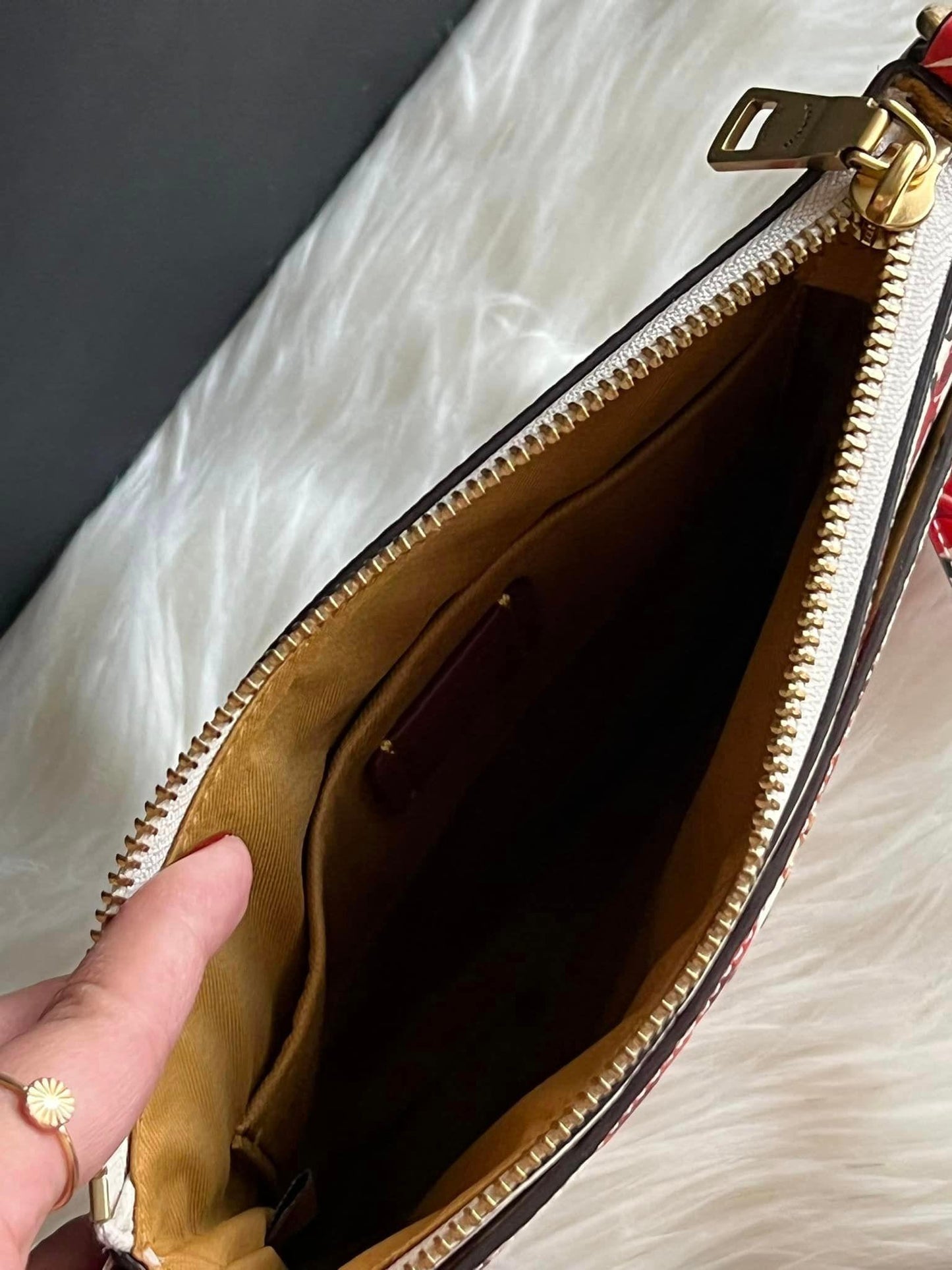 Coach Kitty Messenger Crossbody with Cherry Print