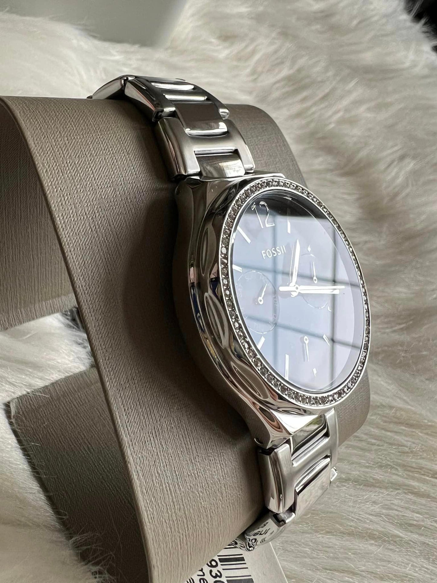 Fossil Women’s Eevie Multifunction Silver Stainless Steel Watch