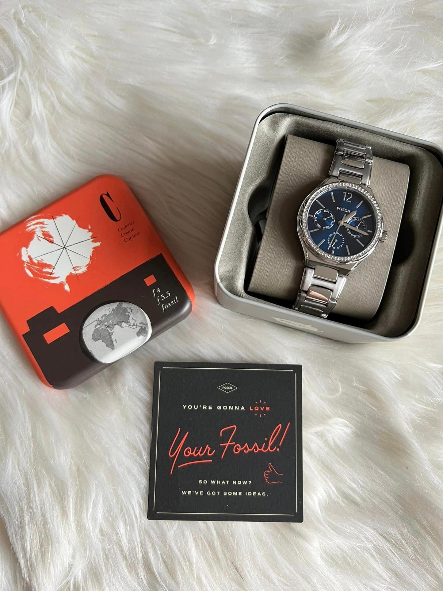 Fossil Women’s Eevie Multifunction Silver Stainless Steel Watch