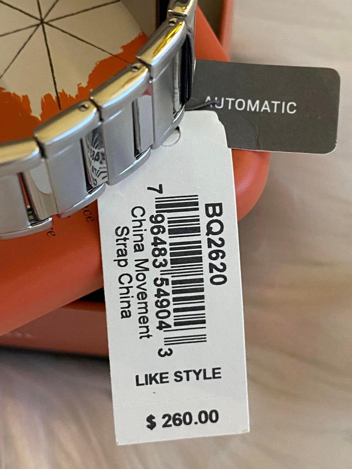 Fossil Men’s Evanston Automatic Stainless Steel Watch