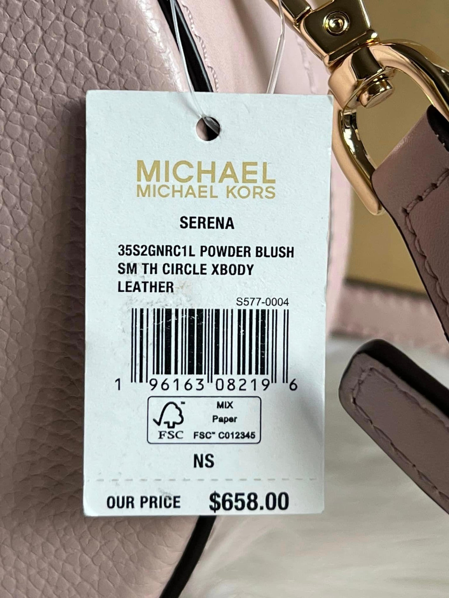 Michael Kors Serena Small Pebbled Leather Crossbody Bag